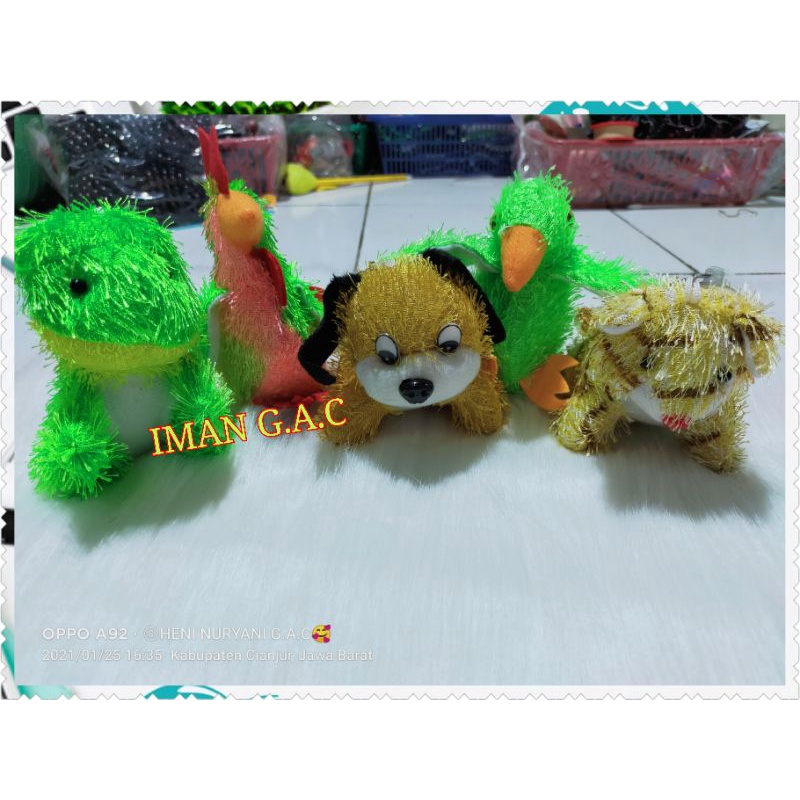 Gantungan kunci bunyi.boneka bunyi karakter kucing,dog,souvenir gantungan kunci