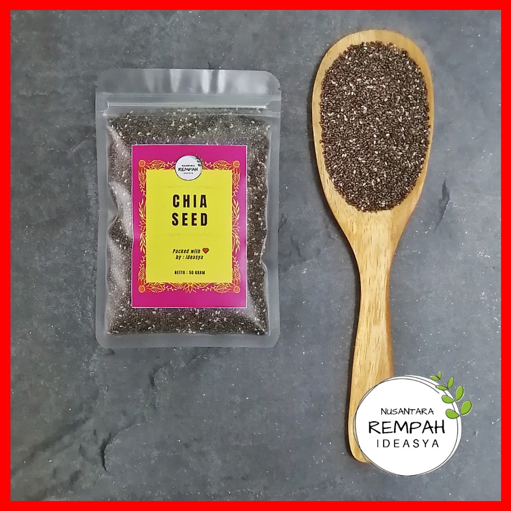 Anic Black Chia Seed Jsr Packet Natural 50 Gram Indonesia