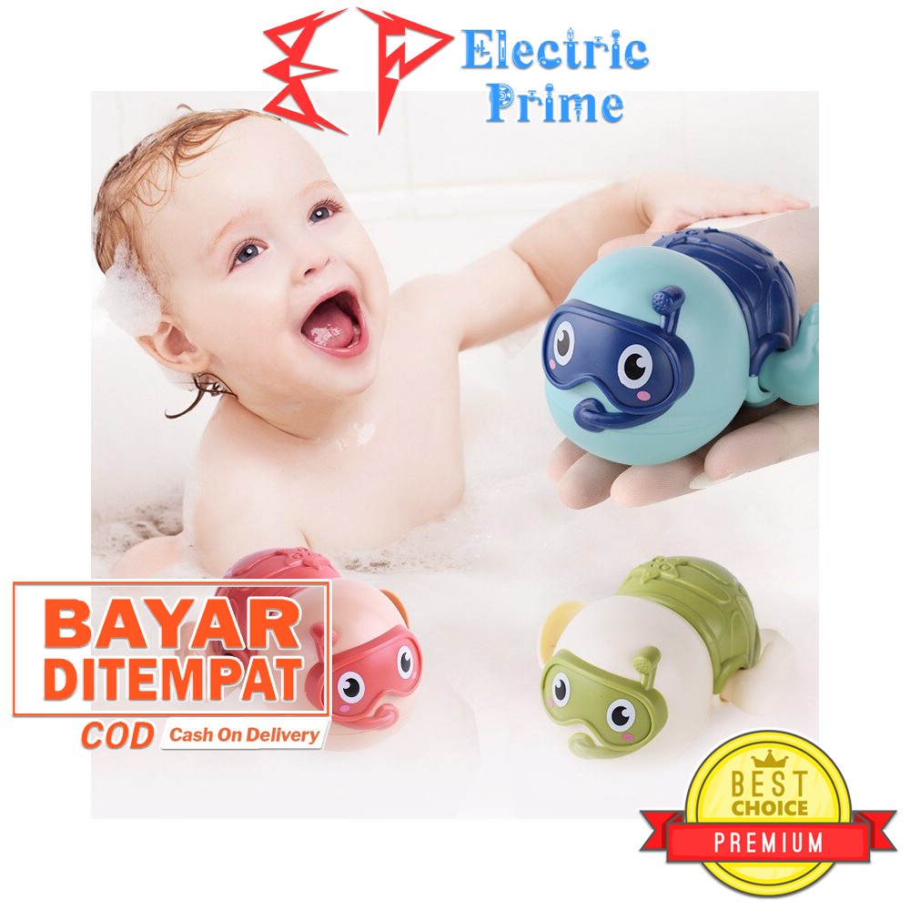 Mainan Mandi Anak Penyu Children Turtle Bath Toys Edukasi Bayi Swimming Play Water Hadiah Kado Natal Anak