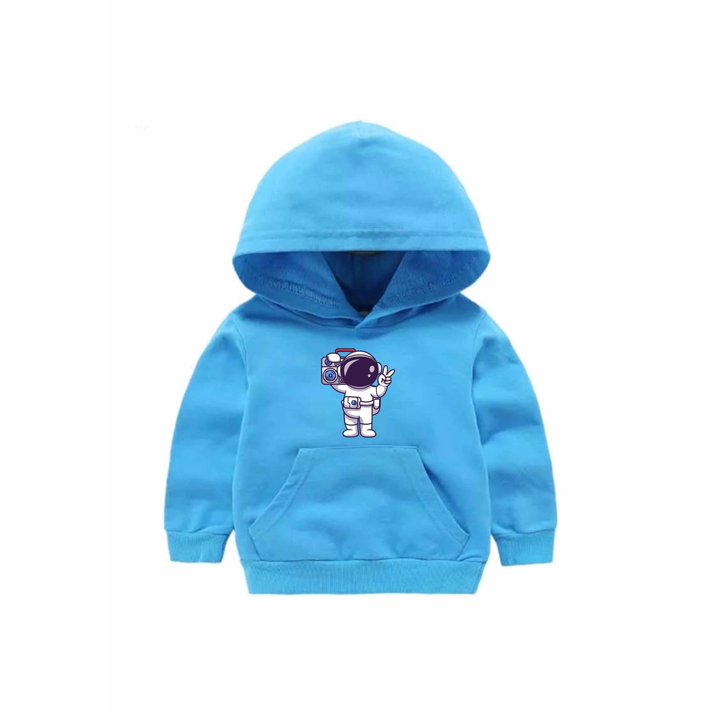 Hoodie anak Music Space Sweater Pakaian Fleece Anak M - XXL