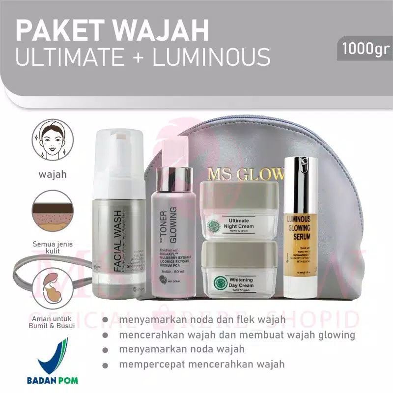 MS GLOW ULTIMATE + SERUM LOMINOUS