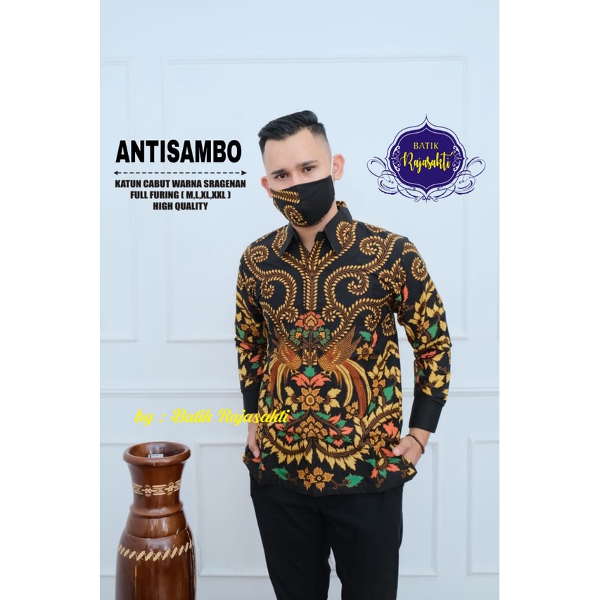 ANTISAMBO RAJASAKTI KEMEJA BATIK PRIA SOLO LENGAN PANJANG PENDEK LAPIS FURING PREMIUM ALBIRRU PUNDAK QUSYAIRI ALTAMIS BIRU DUO BRAHMA BIRU BAHRAN DHIAULHAQ DAMAR LANGIT MADUKARA JIWATRENTEM MACAM KUJANG NAJMUDDIN ABRAR WIJAYA MANUK PRING 2 RAINBOW BABON