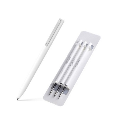 

PROMO For Xiaomi Mijia 0.5mm Sign Pen with 3Pcs Pen RefillMengumpulkan MURAH