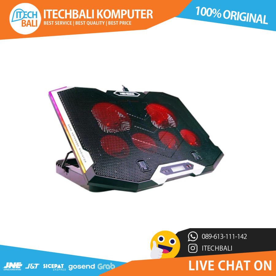 Cooling Pad NYK X5 Kingfisher RGB | ITECHBALI