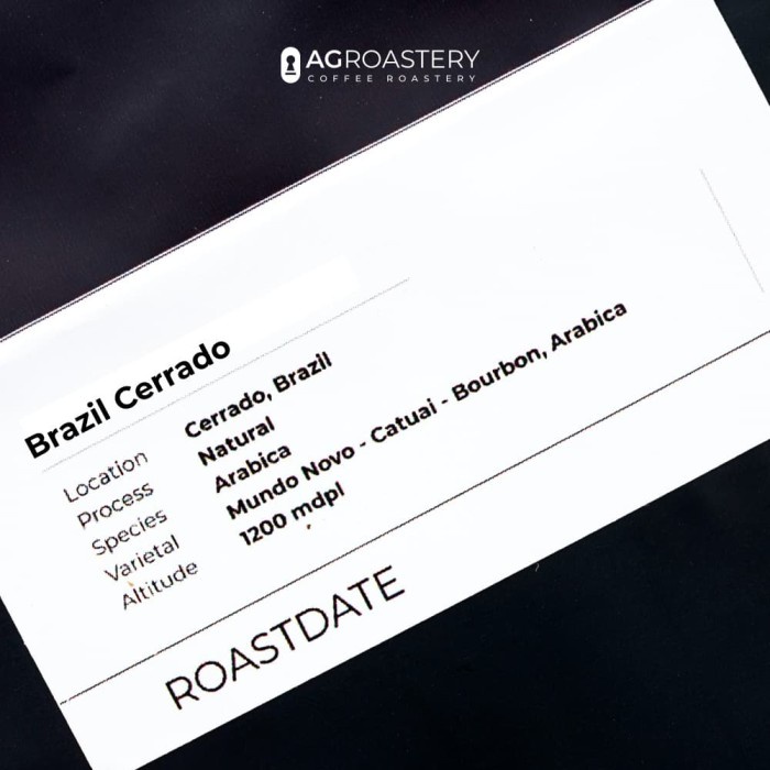 

kopi-biji- premium kopi arabica espresso | brazil cerrado 1 kg | freshroasted - bubuk kasar -biji-