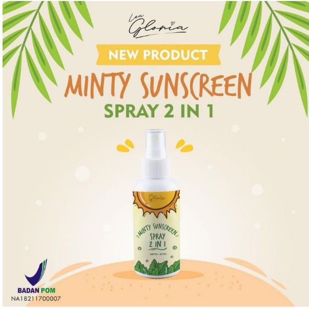 LEA GLORIA MINTY SUNSCREEN SPRAY 2 IN 1 60ml