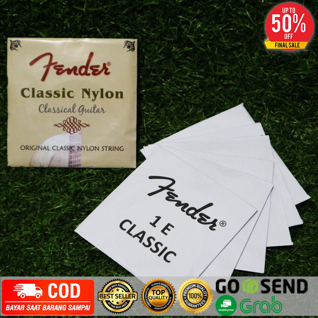 Senar Gitar Nilon Fender Gitar Klasik Murah