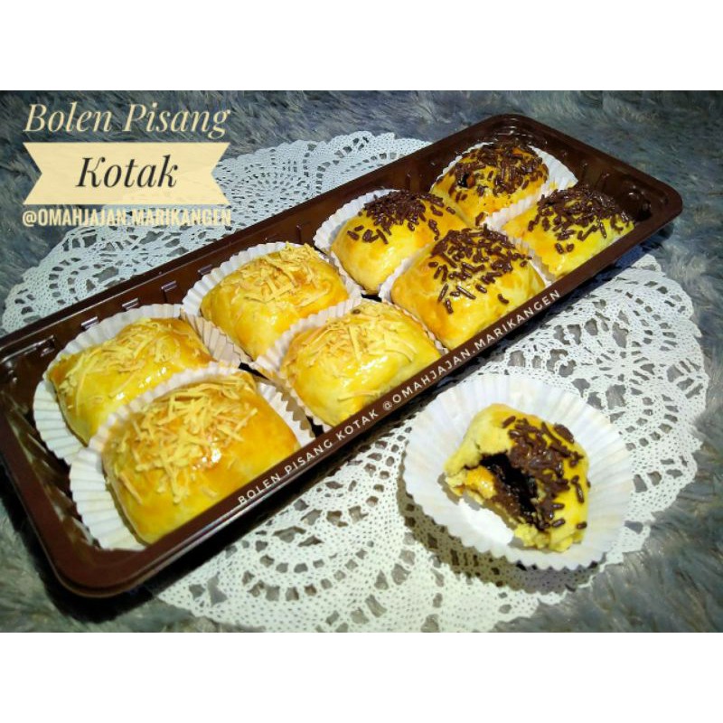 

Bolen Pisang Kotak Keju Cokelat