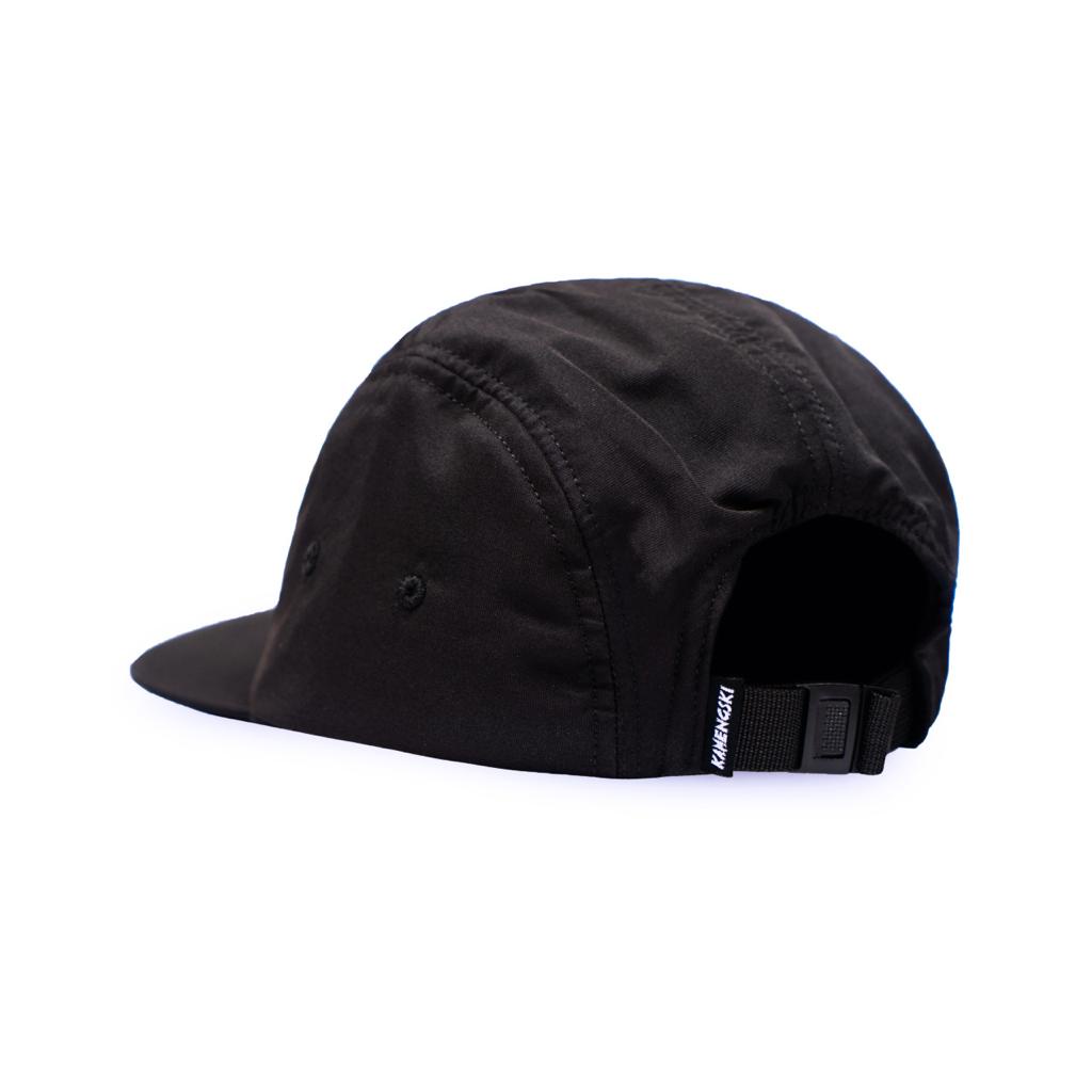 Kamengski - Pangrango Black 5 Panel Caps