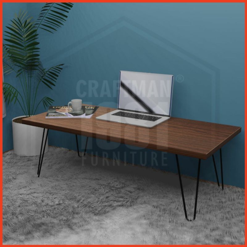 Meja Kerja Meja Makan Lesehan Meja Hairpin Meja Komputer Meja Lesehan Modern 120x60 cm