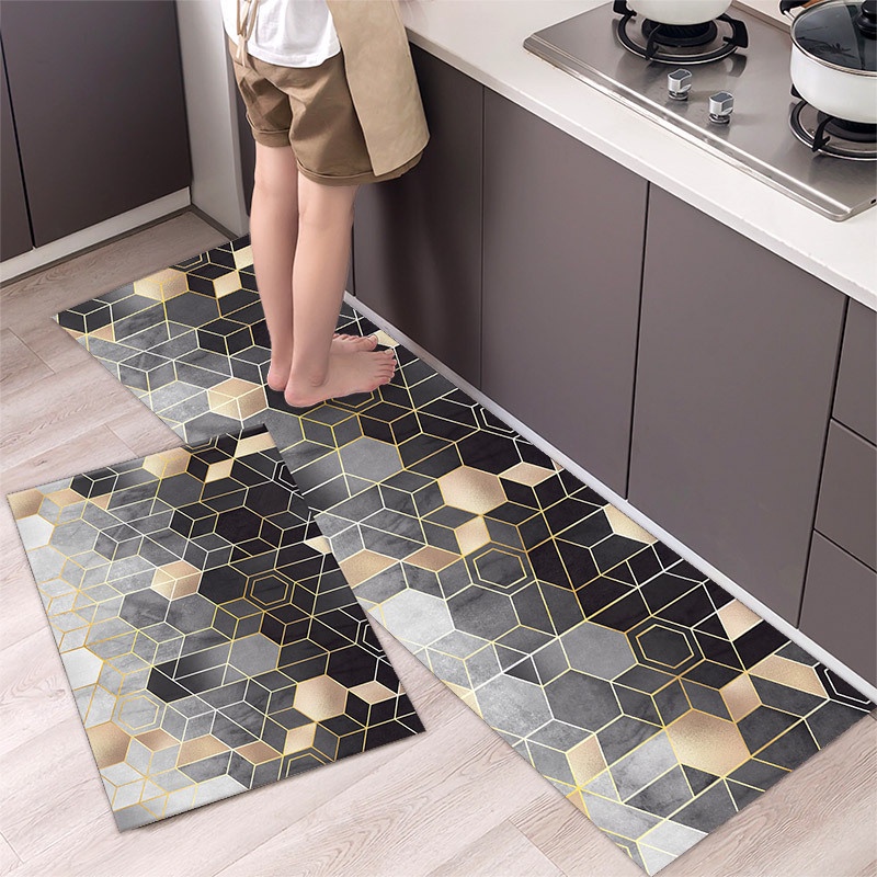 2in1 Kitchen Floor Mat / Keset Alas Lantai Rumah Dapur Anti Selip CMB