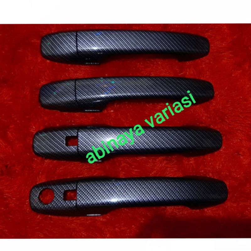 Handle Mobil RAIZE Cover Handle Carbon Pelapis Gagang Pintu Raize