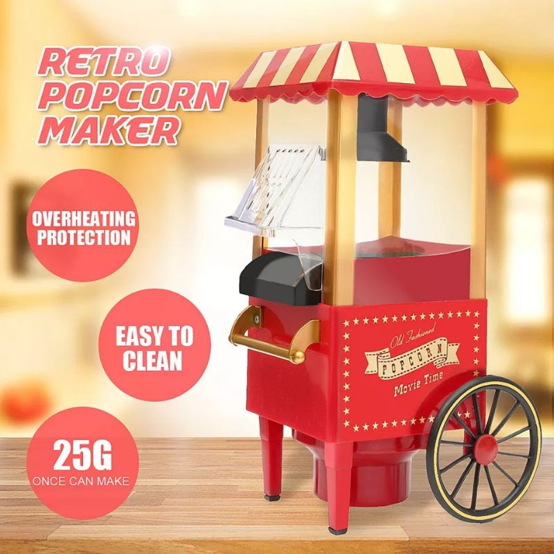 mesin popcorn popper mini elektrik otomatis portable popcorn maker hot air jagung beledug