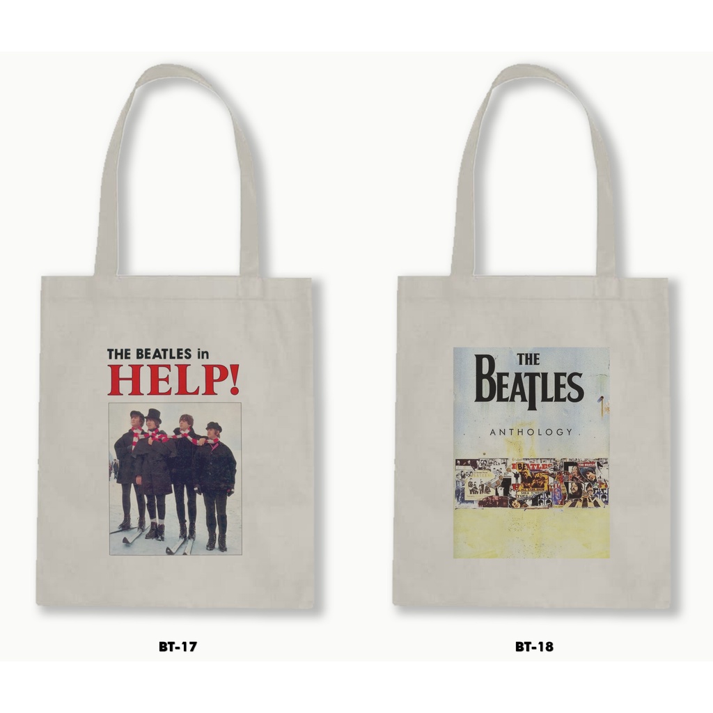 TOTE BAG RESLETING - THE BEATLES 01