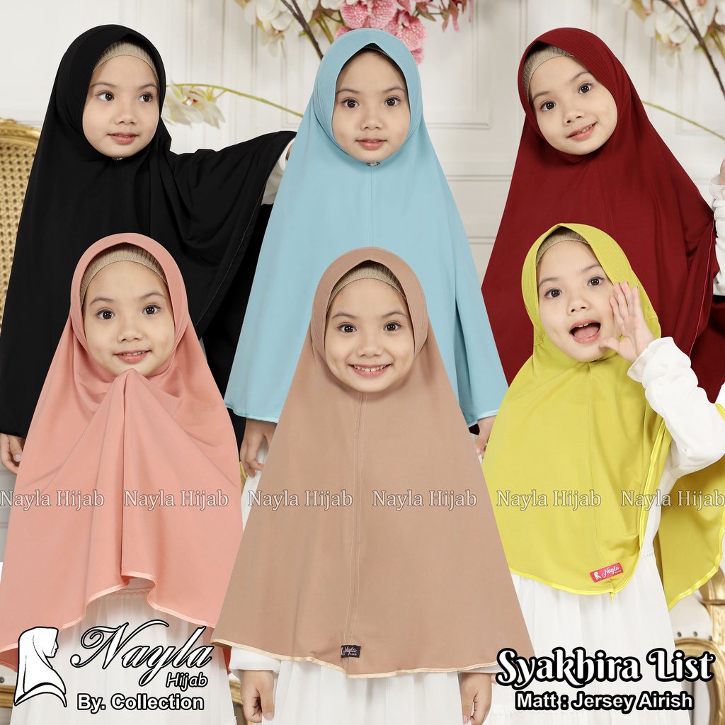 Kerudung Anak Instan Syakhira List By Nayla Hijab Jilbab Instan Anak Jersey Airis Nayla Hijab