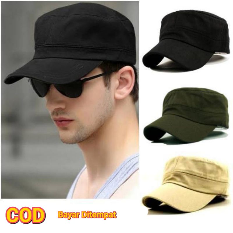 TOPI KOMANDO POLOS MURAH COD | Topi Komando Polos / Topi Komando Army / Topi Tentara