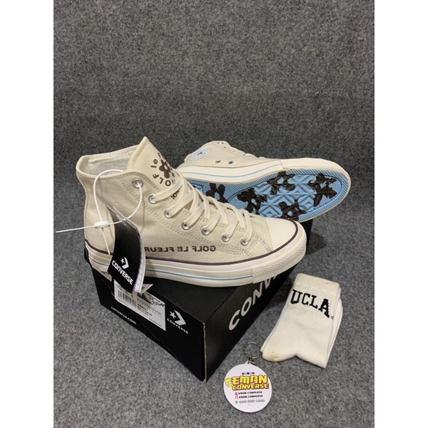 (FREE PAPER BAG CONV3RS3E) SNEAKERS CONVERS3E 70S HIGH GOLF LE FLEUR OFF WHITE BNIB