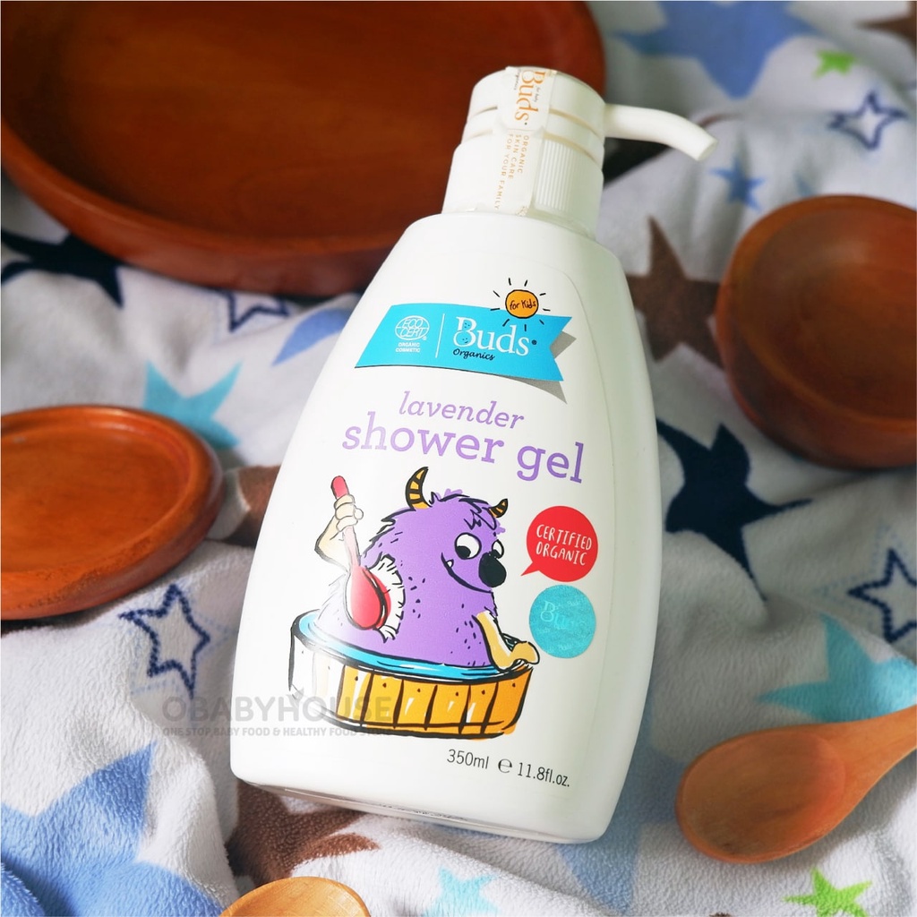 Buds Organics Shower Gel for Kids - Lavender 350 ml