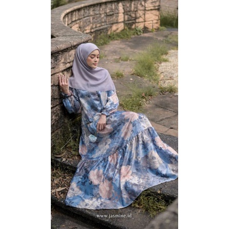 SLAVINA DRESS GAMIS MOTIF GAMIS LEBARAN GAMIS BUSUI FASHION ORIGINAL