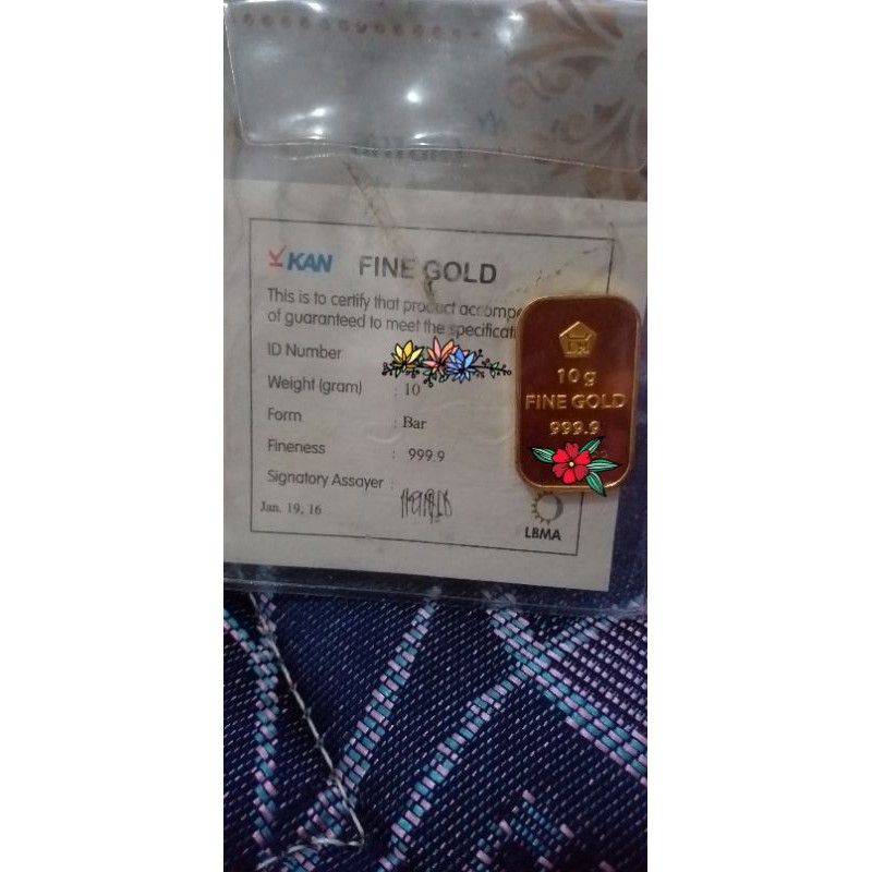 EMAS LOGAM MULIA ANTAM RETRO 10GRAM