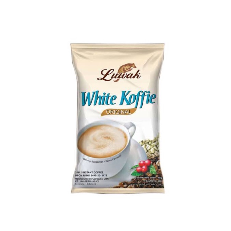 

Luwak White Koffie isi 10 x 21gr