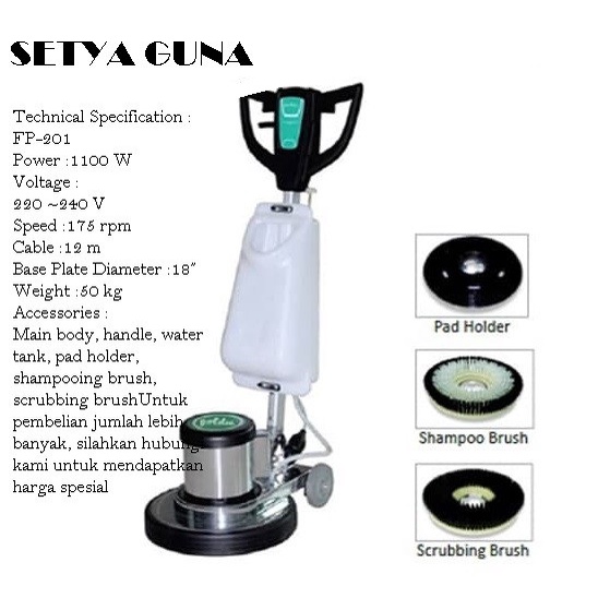 Polisher Low Speed 18"Goldie Stainless Steel