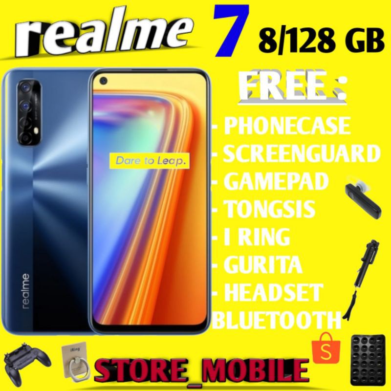 REALME 7 8/128 RAM 8GB ROM 128GB GARANSI RESMI