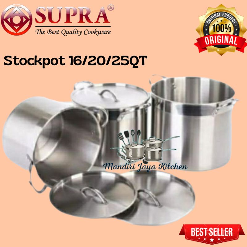 Stock pot 16/20/25 QT/ Stock pot 3in1 SUPRA