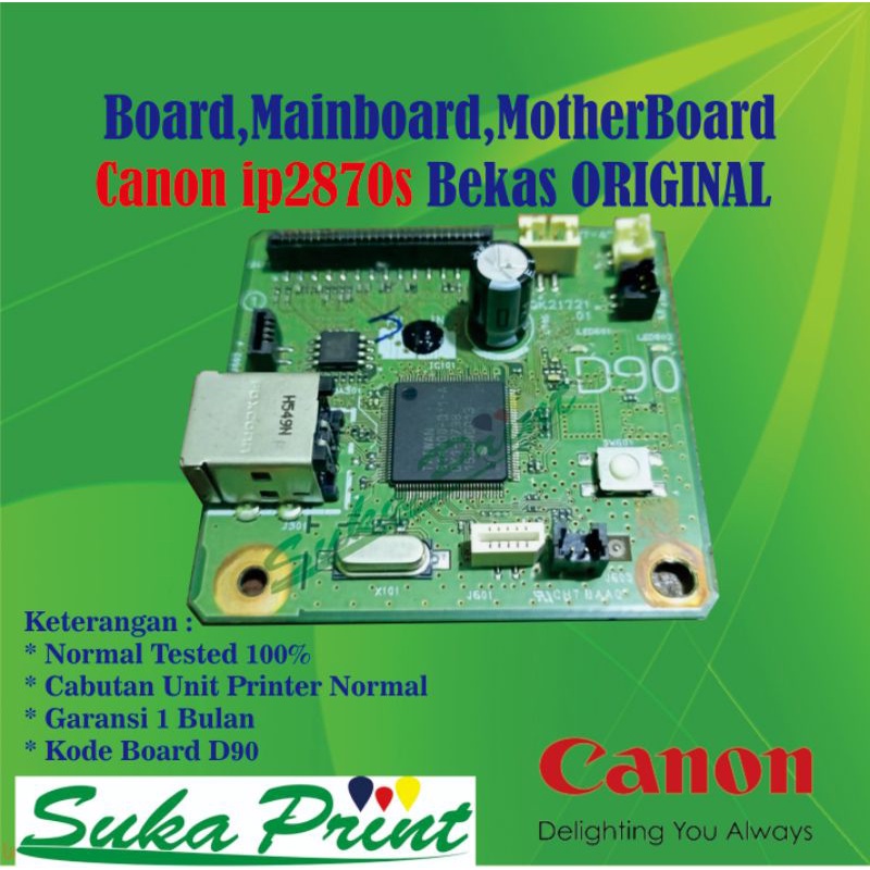 Board, Mainboard Printer Canon ip2870s