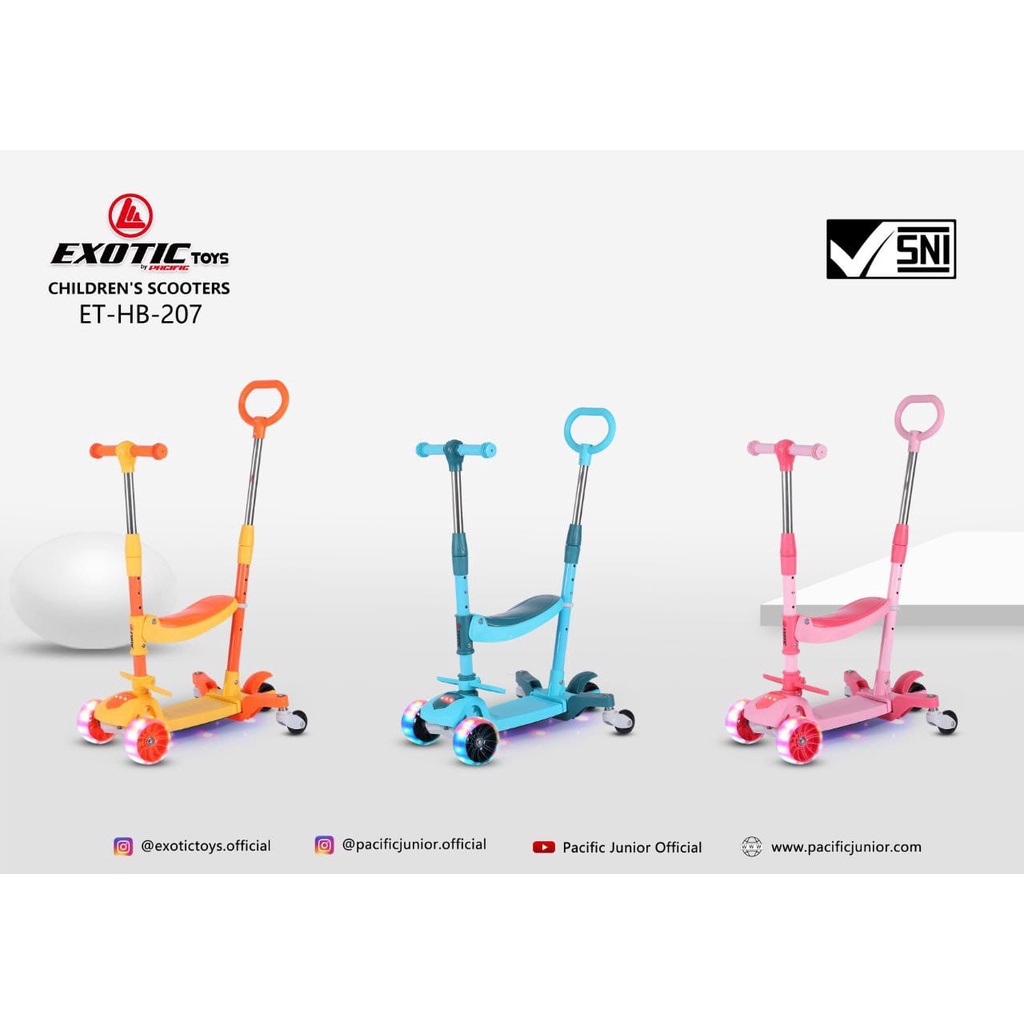 Exotic - Scooter Anak 3 In 1 HB 207