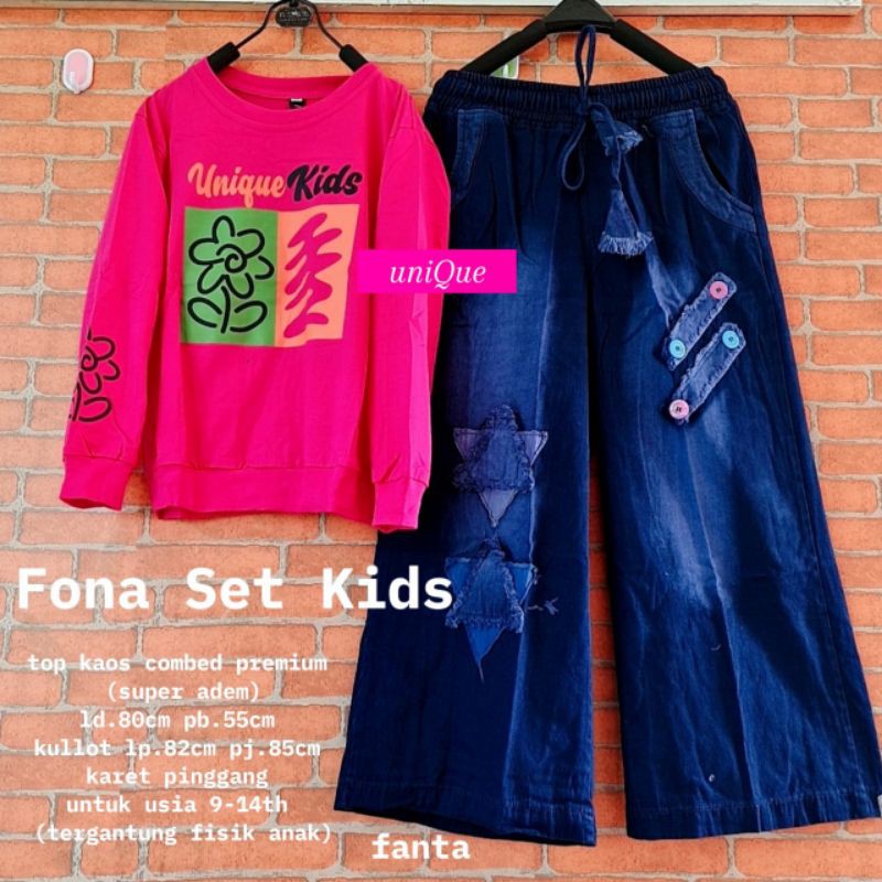 Fona Set Kids By Unique