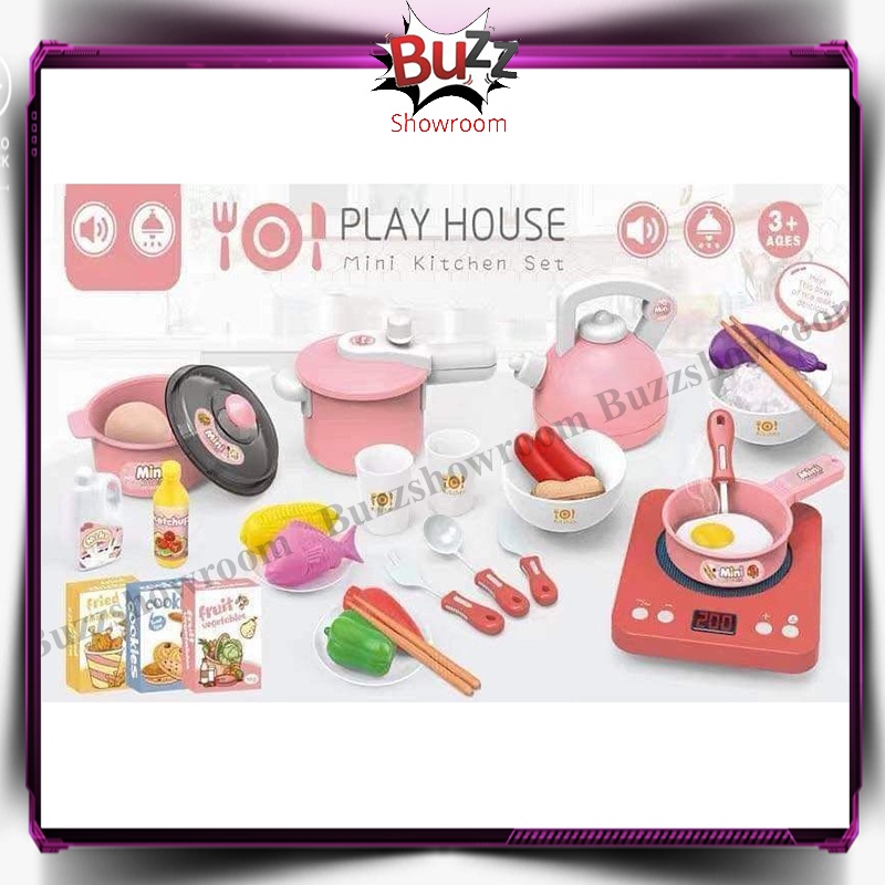 Play House Mini Kitchen MasakMasak Mainan Anak Masak Masakan