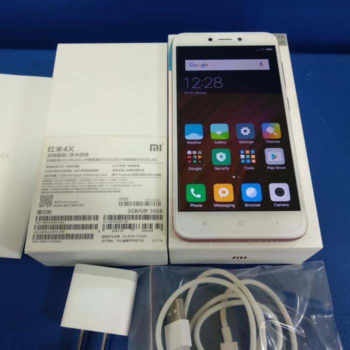 [33] Xiaomi Redmi 4x Rose Ram 2GB Rom 16GB Snapdragon - Merah Muda Handphone / Phone / HP