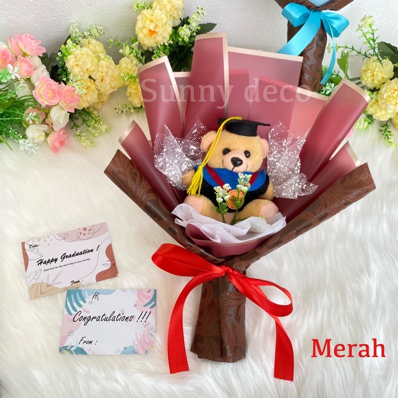 [READY] PREMIUM Bouquet Boneka toga WISUDA | Hadiah Kelulusan | Buket Wisuda toga murah |Buket kelulusan sekolah | buket ultah buket bunga wisuda murah bucket wisuda jakarta graduation bouquet buket wisuda boneka teddy