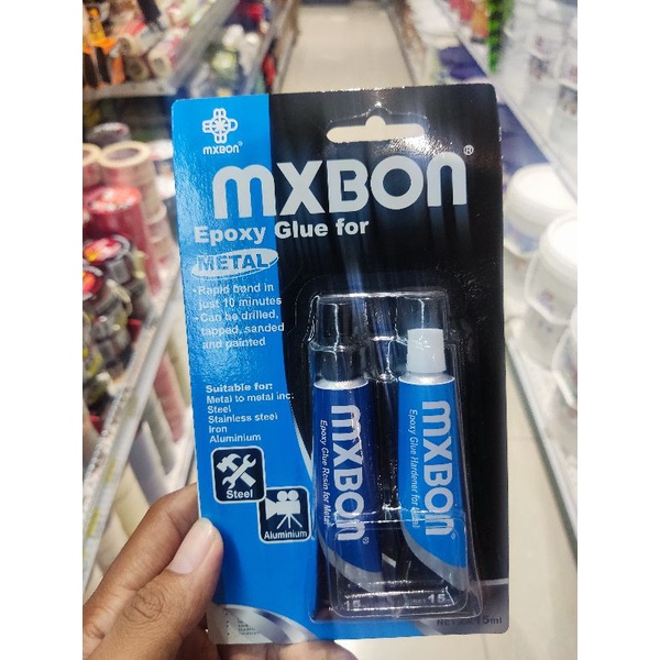 

MXBON Lem besi besi 15ml/ glue epoxy metal