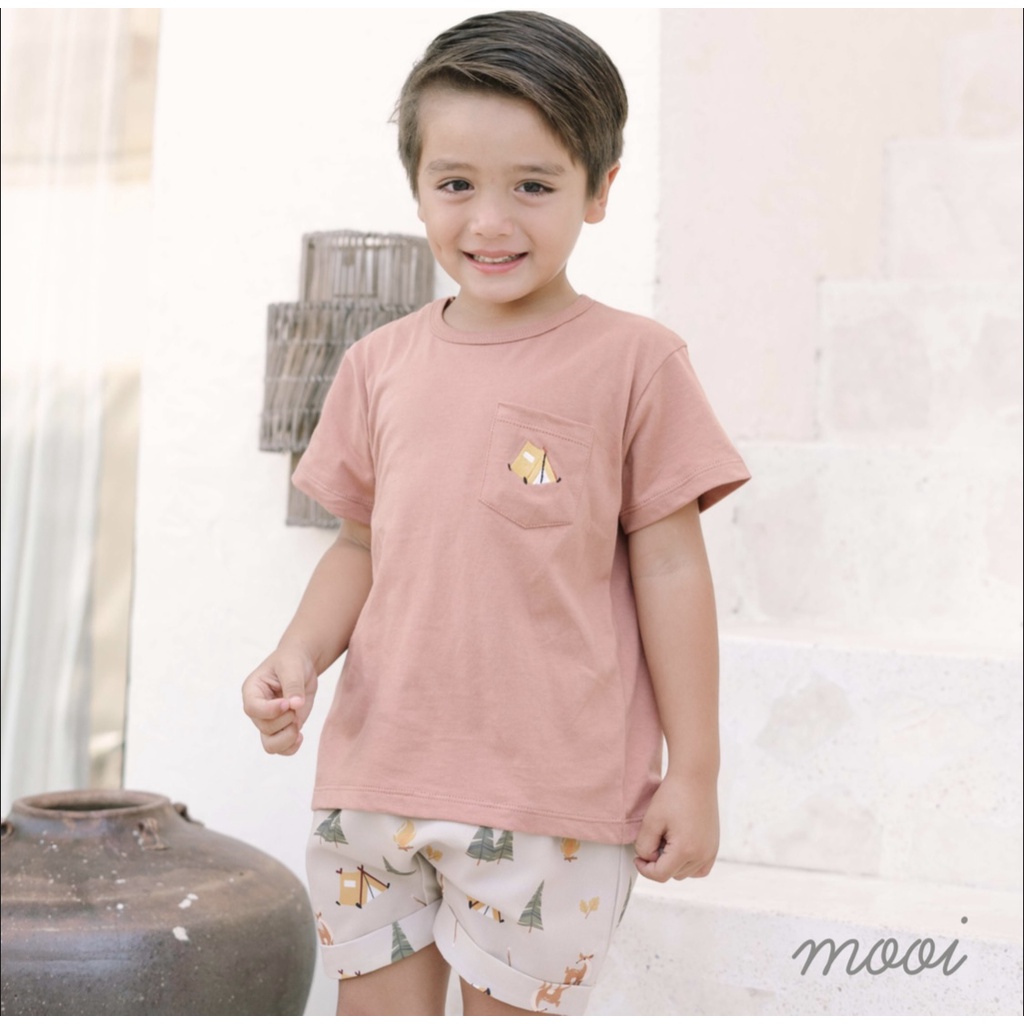 MOOI Pocket Tee Set ( SETELAN POCKET TEE MOOI ) 0-5 Tahun CBKS SO