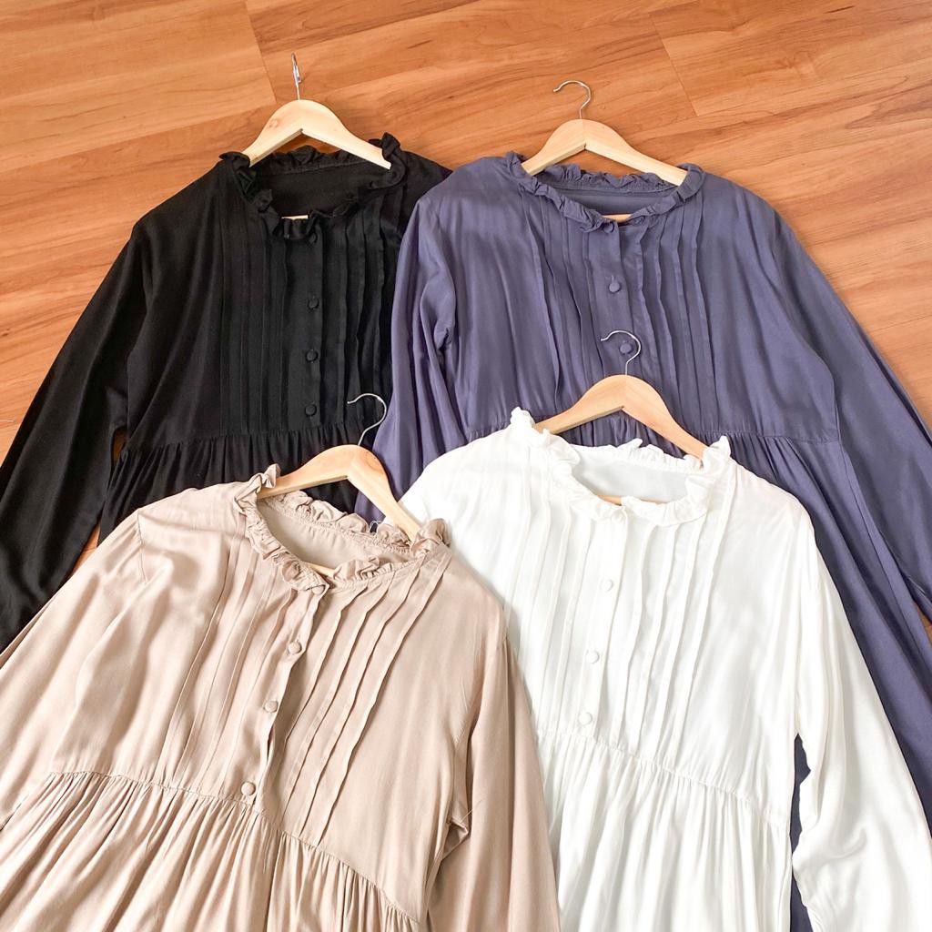 PROMO LUCY LONGTUNIK - tunik basic / tunik polos / simple tunik / tunik kondangan / longtunik / tunik