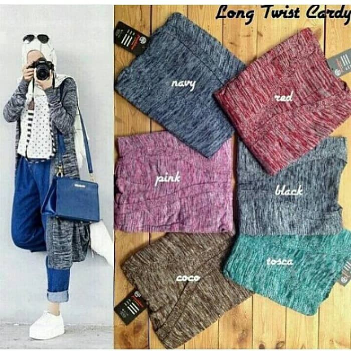 Long Cardy Rajut/ Long Twist Cardy/ Cardigan Sweater Rajut Wanita Outer Knited Pusatgrosir_solo