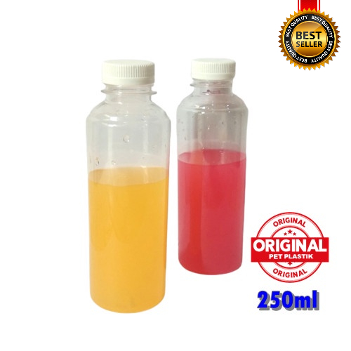 250ml BOTOL ALMOND pey palstik botol bening botol juice minuman