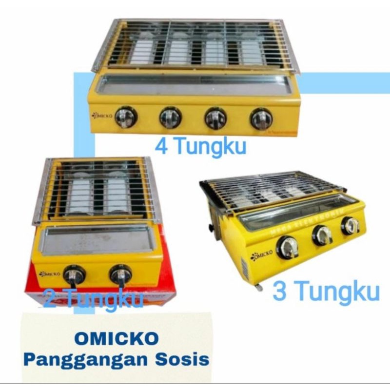 Omicko Kompor Bakar Sosis 4 knop