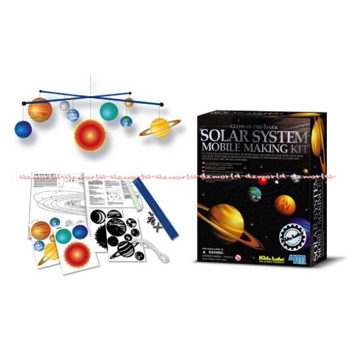 4M Kidz Labs Solar System Mobile Making Kit Mainan Edukasi Membuat Tata Surya Kid Lab