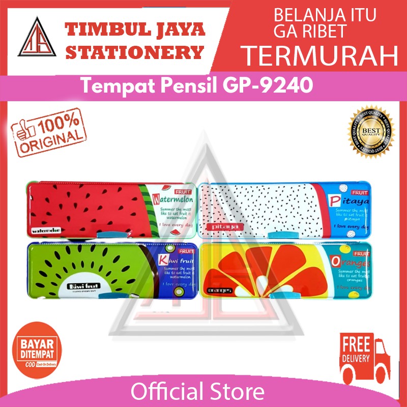 

Tempat pensil / kostak / potlot / kotak pensil / pencil case magnet desain fruit 9240