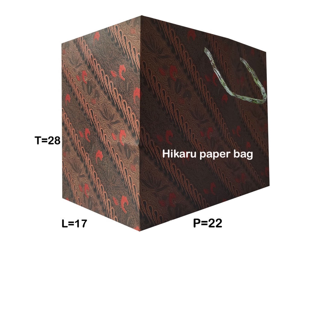

paper bag motif batik madura 02/ Nx