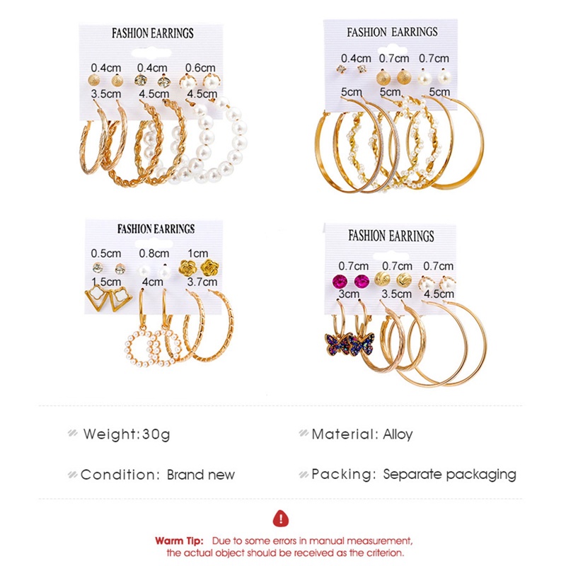 Set Anting Rumbai Mutiara Gaya Bohemian Untuk Wanita