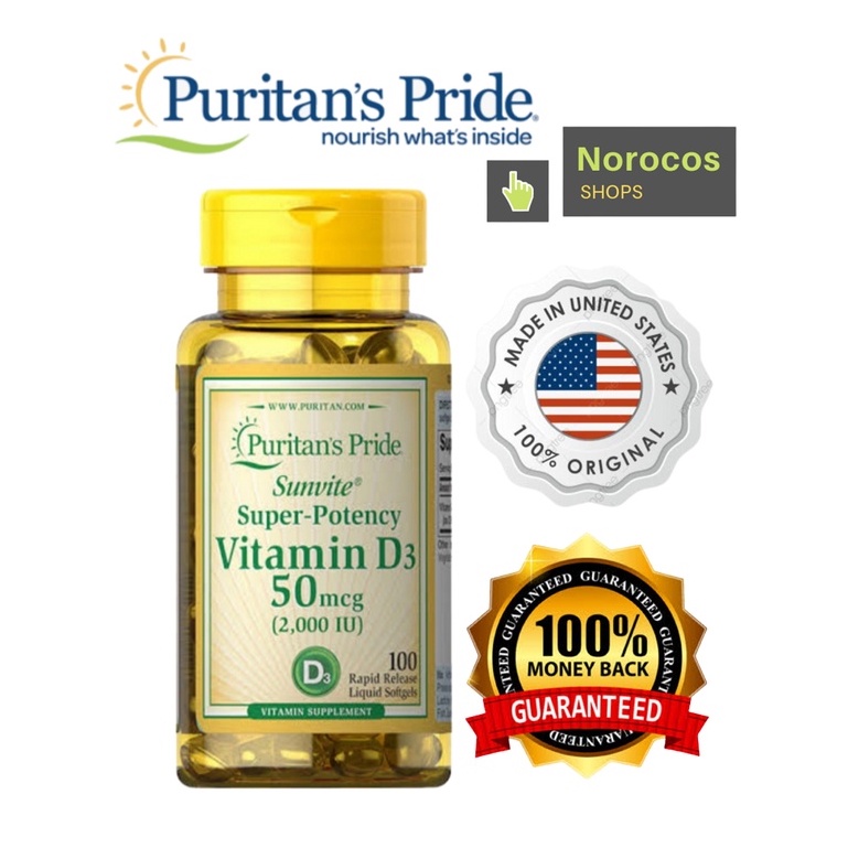 Puritans Pride Vitamin D3 2000 iu