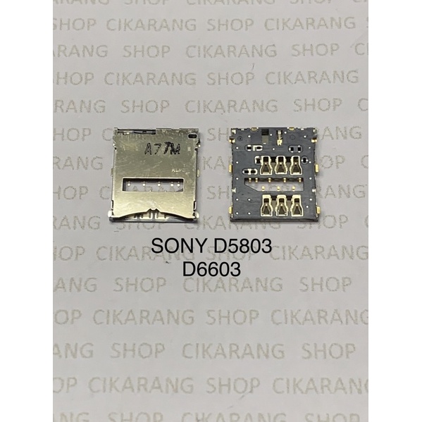 CONNECTOR SIM / KONEKTOR / SLOT SIM TRAY SONY D5803 / D6603 / Z3 MINI
