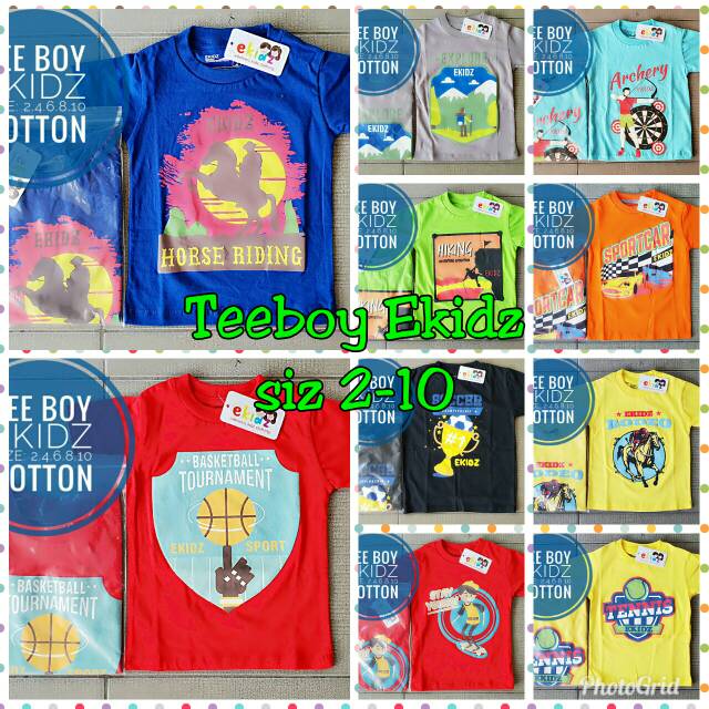 Teeboy ekidz/Grosir kaos anak murah#kaos Ekidz