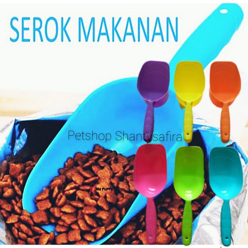 SEKOP MAKANAN HEWAN | SEROKAN MAKANAN KUCING | SEKOP SENDOK MAKANAN HEWAN  Dog food Cat food Untuk Anjing dan Kucing