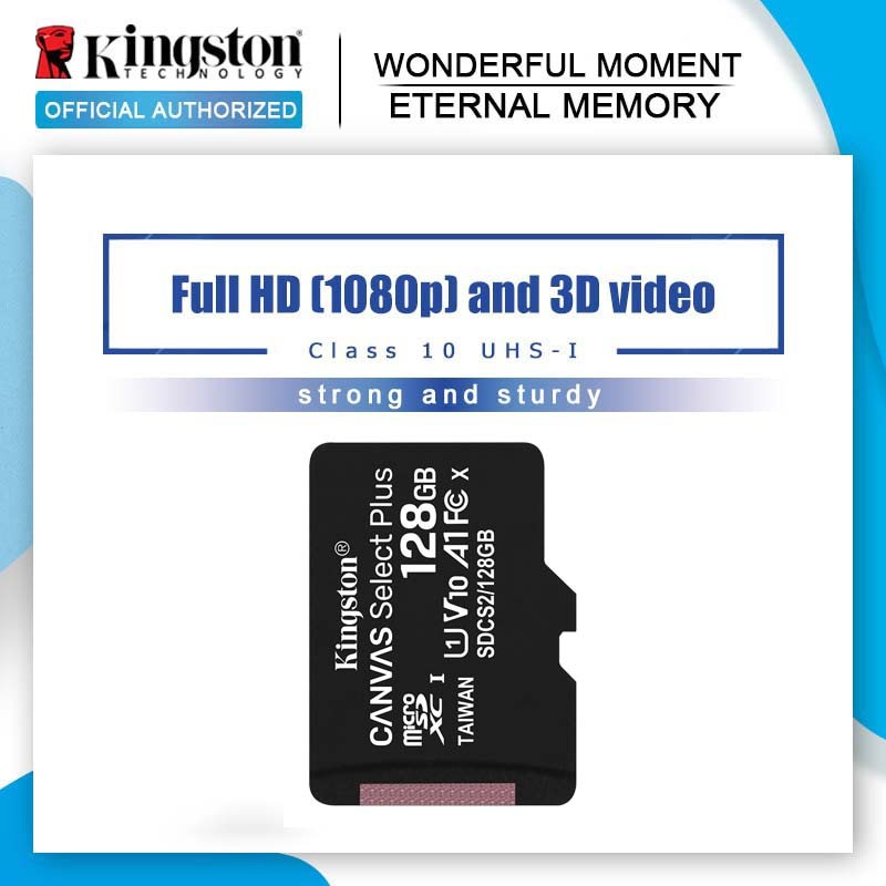 Original Kingston Micro SD card 16GB MicroSD Memory Card 128GB 64GB 32GB Class10 TF Card MicroSDHC M