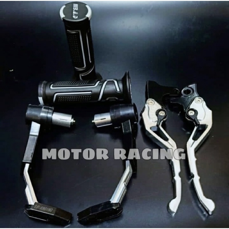 Proguard Robot + Handgrip B.A.D + Handle Variasi CNC Nmax PCX Aerox Vixion Beat Mio Vario Tiger Vario150 CBR Sonic